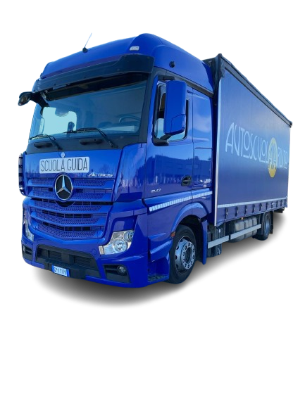 Camion Mercedes Actros Mp4 per Patente C - Autoscuola Ardito